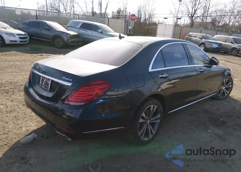 2014 Mercedes-Benz S 550 4Matic z USA, uszkodzony, nr VIN WDDUG8FB0EA025069